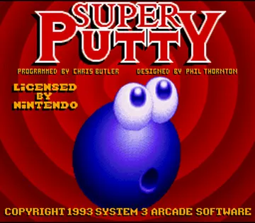 Super Putty (Europe) screen shot title